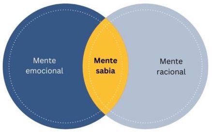 Gráfico que muestra el funcionamiento de las tres mentes